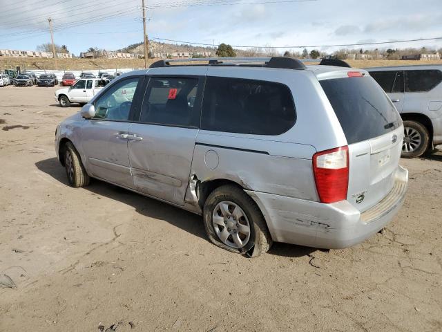 KNDMB233766023911 - 2006 KIA SEDONA EX SILVER photo 2