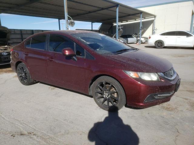 2HGFB2F50DH585006 - 2013 HONDA CIVIC LX BURGUNDY photo 4