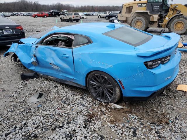 1G1FJ1R6XN0130095 - 2022 CHEVROLET CAMARO ZL1 BLUE photo 2