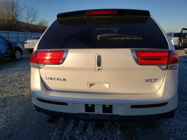 2LMDJ6JK1BBJ27620 - 2011 LINCOLN MKX WHITE photo 6