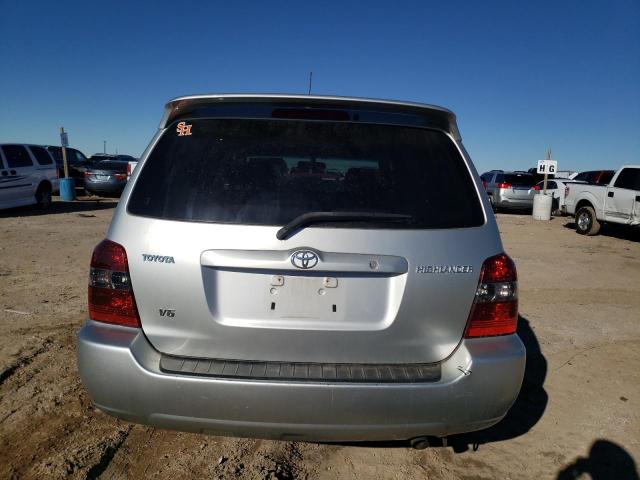 JTEDP21A070137333 - 2007 TOYOTA HIGHLANDER SPORT SILVER photo 6