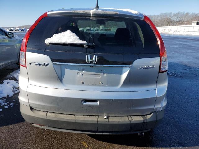 5J6RM4H51EL053888 - 2014 HONDA CR-V EX SILVER photo 6