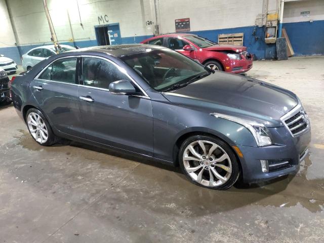 1G6AJ5SX1D0135330 - 2013 CADILLAC ATS PERFORMANCE GRAY photo 4