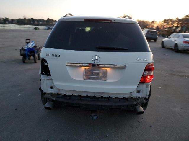 4JGBB8GB2AA573188 - 2010 MERCEDES-BENZ ML 350 4MATIC WHITE photo 6