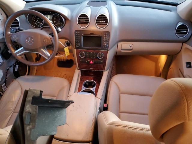 4JGBB8GB2AA573188 - 2010 MERCEDES-BENZ ML 350 4MATIC WHITE photo 8