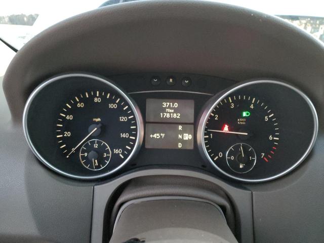 4JGBB8GB2AA573188 - 2010 MERCEDES-BENZ ML 350 4MATIC WHITE photo 9