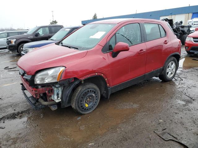 KL7CJPSB1FB259558 - 2015 CHEVROLET TRAX 1LS RED photo 1