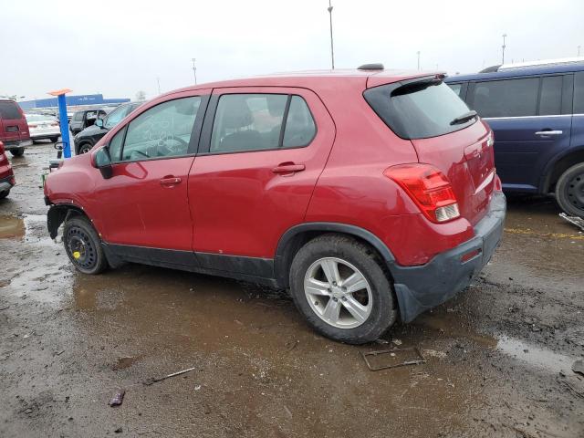 KL7CJPSB1FB259558 - 2015 CHEVROLET TRAX 1LS RED photo 2