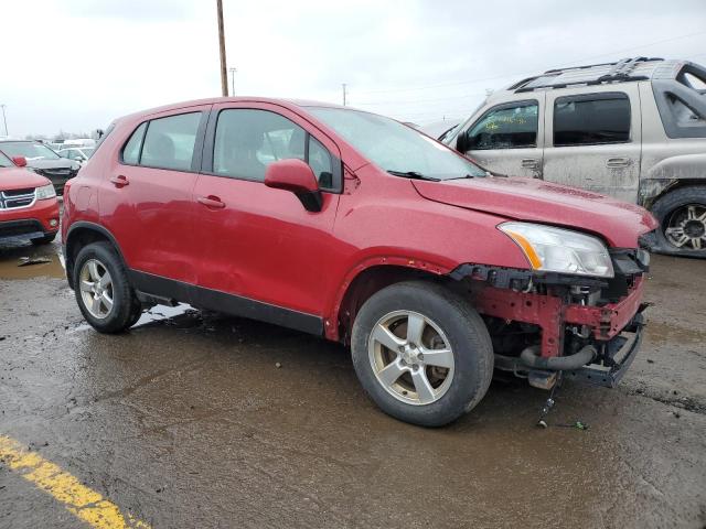 KL7CJPSB1FB259558 - 2015 CHEVROLET TRAX 1LS RED photo 4