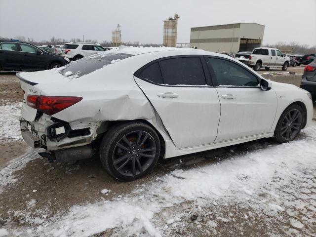 19UUB2F63KA003783 - 2019 ACURA TLX TECHNOLOGY WHITE photo 3