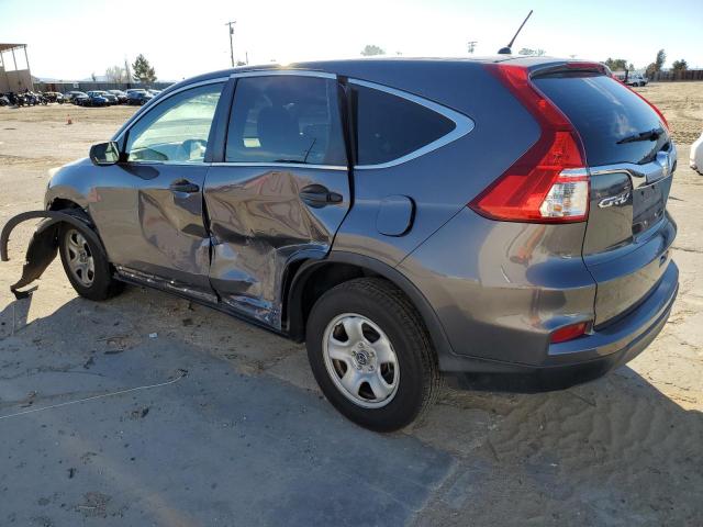 3CZRM3H38FG704778 - 2015 HONDA CR-V LX GRAY photo 2