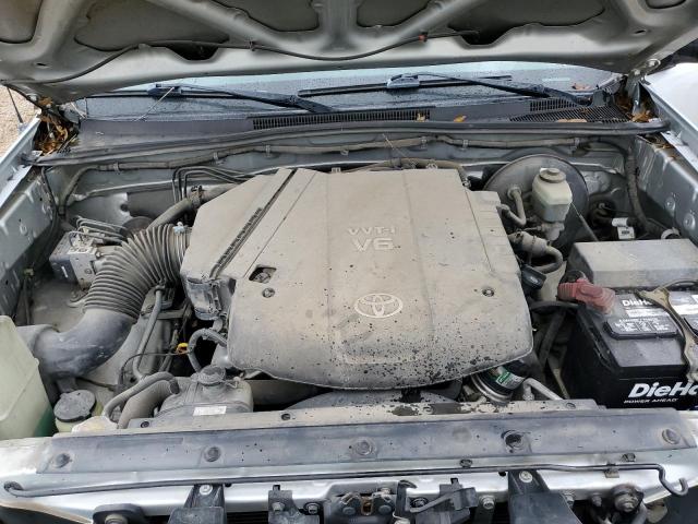 3TMJU62N67M036285 - 2007 TOYOTA TACOMA DOUBLE CAB PRERUNNER SILVER photo 11