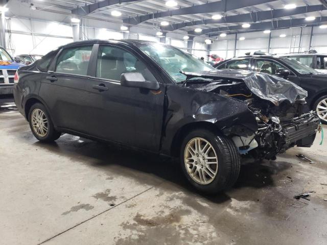 1FAHP35N79W172224 - 2009 FORD FOCUS SE BLACK photo 4