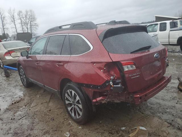 4S4BSANC9G3310793 - 2016 SUBARU OUTBACK 2.5I LIMITED RED photo 2