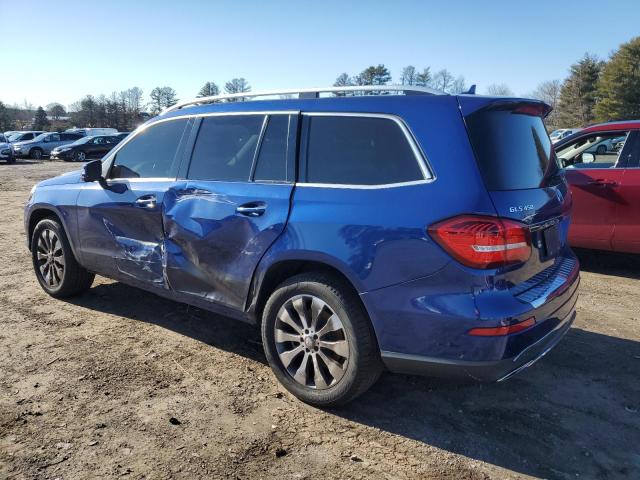 4JGDF6EE1HA863947 - 2017 MERCEDES-BENZ GLS 450 4MATIC BLUE photo 2