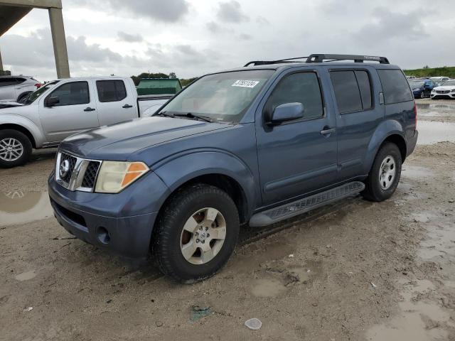 5N1AR18UX6C610529 - 2006 NISSAN PATHFINDER LE BLUE photo 1