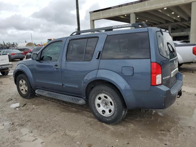 5N1AR18UX6C610529 - 2006 NISSAN PATHFINDER LE BLUE photo 2