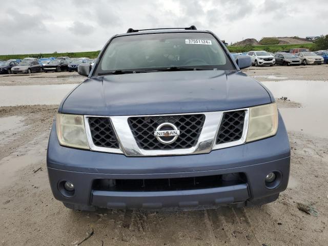 5N1AR18UX6C610529 - 2006 NISSAN PATHFINDER LE BLUE photo 5