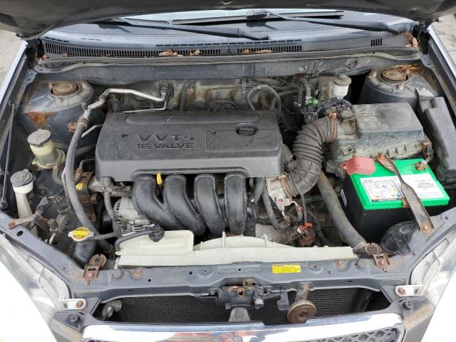 2T1BR32E45C426960 - 2005 TOYOTA COROLLA CE GRAY photo 11