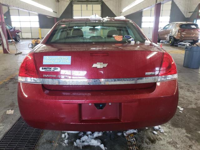 2G1WT58K879273961 - 2007 CHEVROLET IMPALA LT BURGUNDY photo 6