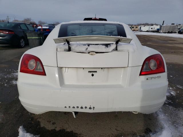 1C3AN69L34X010500 - 2004 CHRYSLER CROSSFIRE LIMITED WHITE photo 6