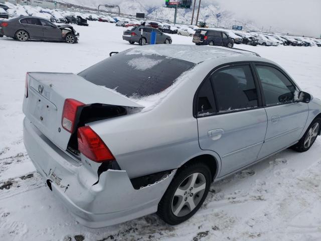 2HGES26755H610061 - 2005 HONDA CIVIC EX SILVER photo 3