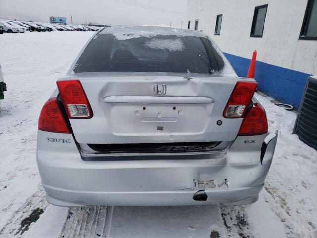 2HGES26755H610061 - 2005 HONDA CIVIC EX SILVER photo 6