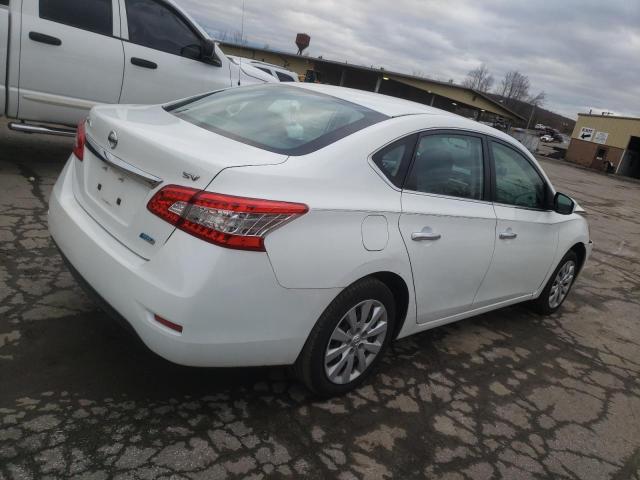 3N1AB7APXEY253880 - 2014 NISSAN SENTRA S WHITE photo 3