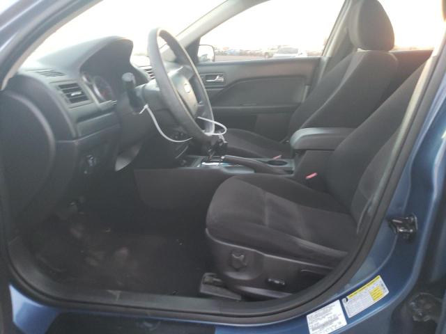 3FAHP07Z69R148868 - 2009 FORD FUSION SE BLUE photo 7