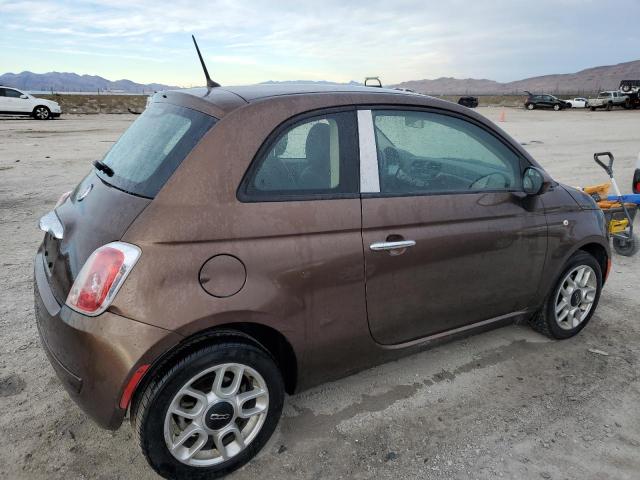 3C3CFFAR8DT546408 - 2013 FIAT 500 POP BROWN photo 3