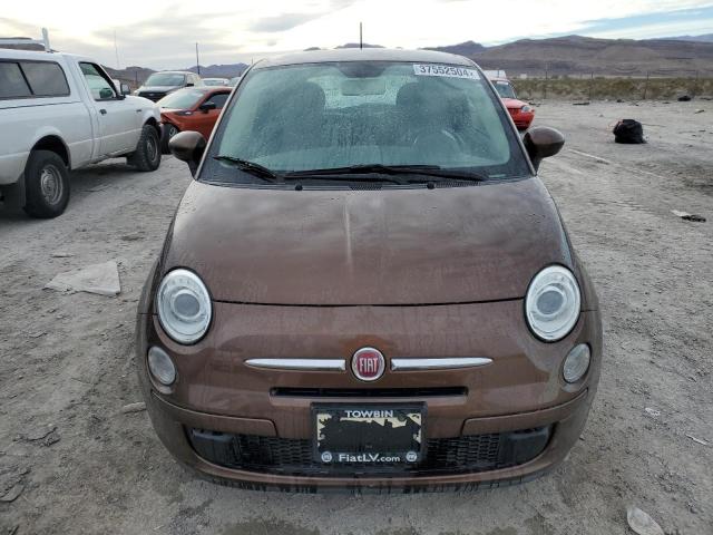 3C3CFFAR8DT546408 - 2013 FIAT 500 POP BROWN photo 5