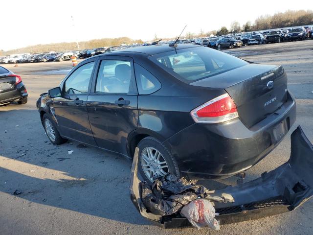 1FAHP35NX8W233385 - 2008 FORD FOCUS SE BLACK photo 2