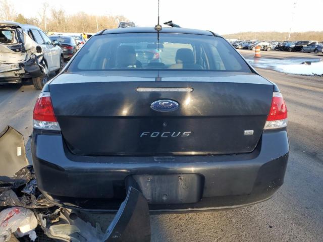 1FAHP35NX8W233385 - 2008 FORD FOCUS SE BLACK photo 6