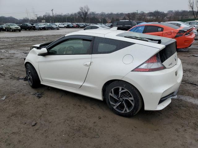 JHMZF1D61GS000015 - 2016 HONDA CR-Z EX WHITE photo 2