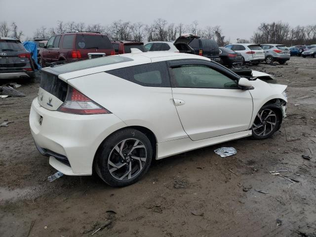 JHMZF1D61GS000015 - 2016 HONDA CR-Z EX WHITE photo 3