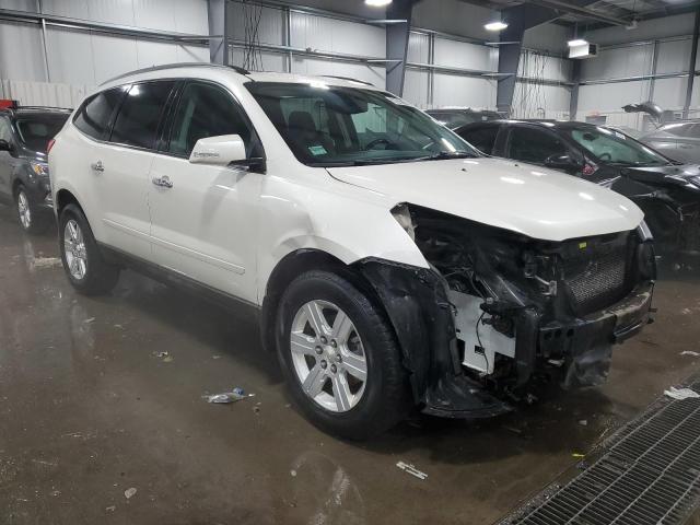 1GNKVJED8CJ213411 - 2012 CHEVROLET TRAVERSE LT WHITE photo 4