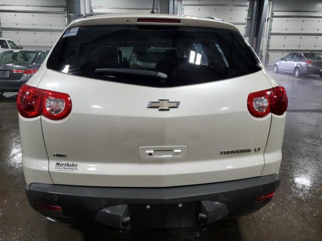 1GNKVJED8CJ213411 - 2012 CHEVROLET TRAVERSE LT WHITE photo 6