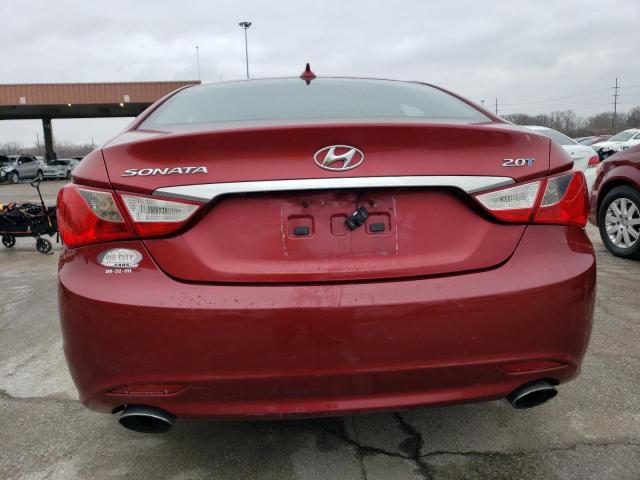 5NPEC4AB0CH387385 - 2012 HYUNDAI SONATA SE RED photo 6