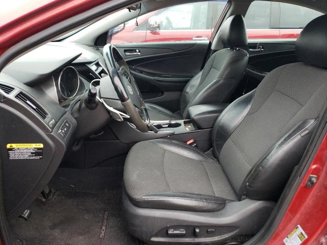 5NPEC4AB0CH387385 - 2012 HYUNDAI SONATA SE RED photo 7