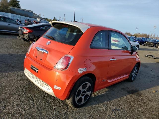 3C3CFFGE2FT527232 - 2015 FIAT 500 ELECTRIC ORANGE photo 3