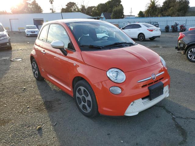 3C3CFFGE2FT527232 - 2015 FIAT 500 ELECTRIC ORANGE photo 4