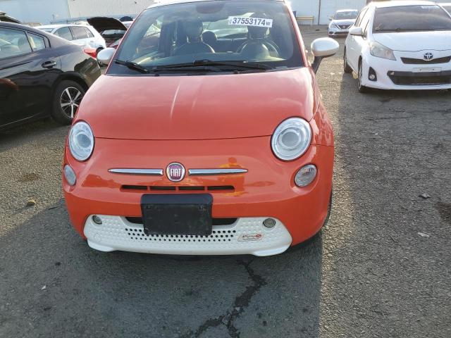 3C3CFFGE2FT527232 - 2015 FIAT 500 ELECTRIC ORANGE photo 5