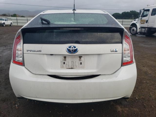 JTDKN3DU8D0351866 - 2013 TOYOTA PRIUS WHITE photo 6