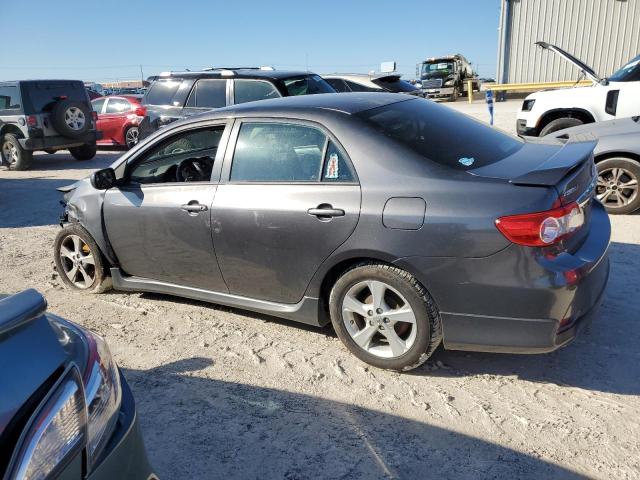 5YFBU4EE4DP126432 - 2013 TOYOTA COROLLA BASE GRAY photo 2