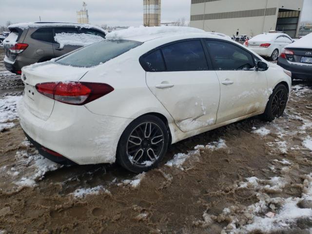 3KPFK4A77HE102230 - 2017 KIA FORTE LX WHITE photo 3