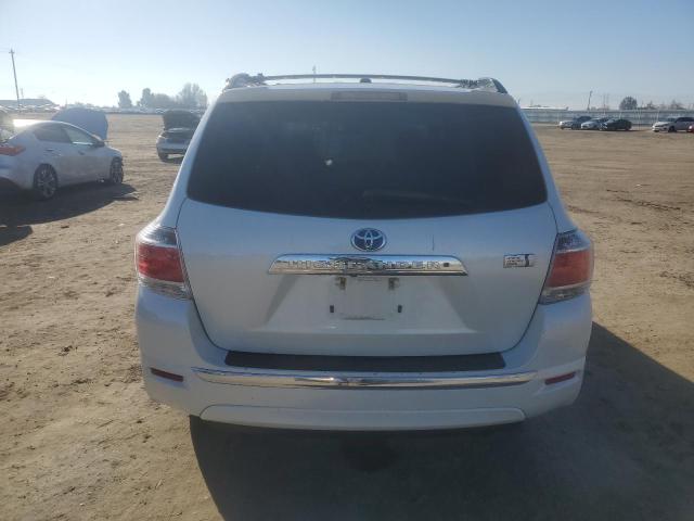 JTEBC3EH0C2004313 - 2012 TOYOTA HIGHLANDER HYBRID WHITE photo 6