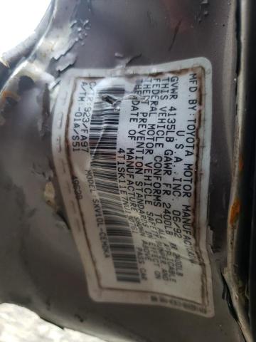 4T1SK11E7NU130761 - 1992 TOYOTA CAMRY DLX 银色 照片 12