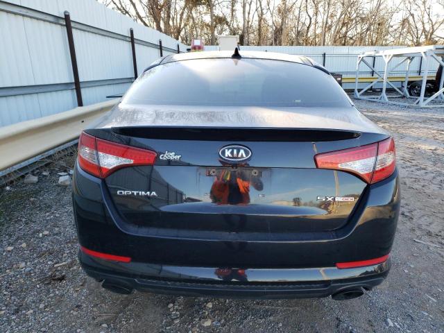 5XXGR4A66CG012980 - 2012 KIA OPTIMA SX BLACK photo 6