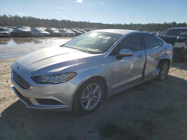 3FA6P0HD0JR237852 - 2018 FORD FUSION SE SILVER photo 1