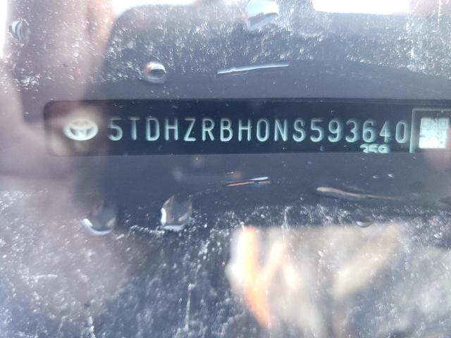 5TDHZRBH0NS593640 - 2022 TOYOTA HIGHLANDER XLE GRAY photo 13